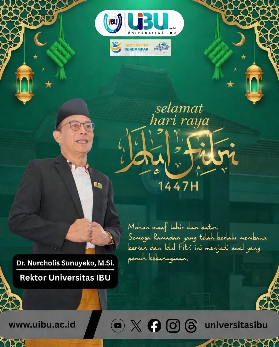Eid Al-Fitr Greeting Universitas IBU