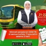 Governor Khofifah Gives Free Trans Jatim Bus Rides for Two Days During Eid al-Fitri 1447 H