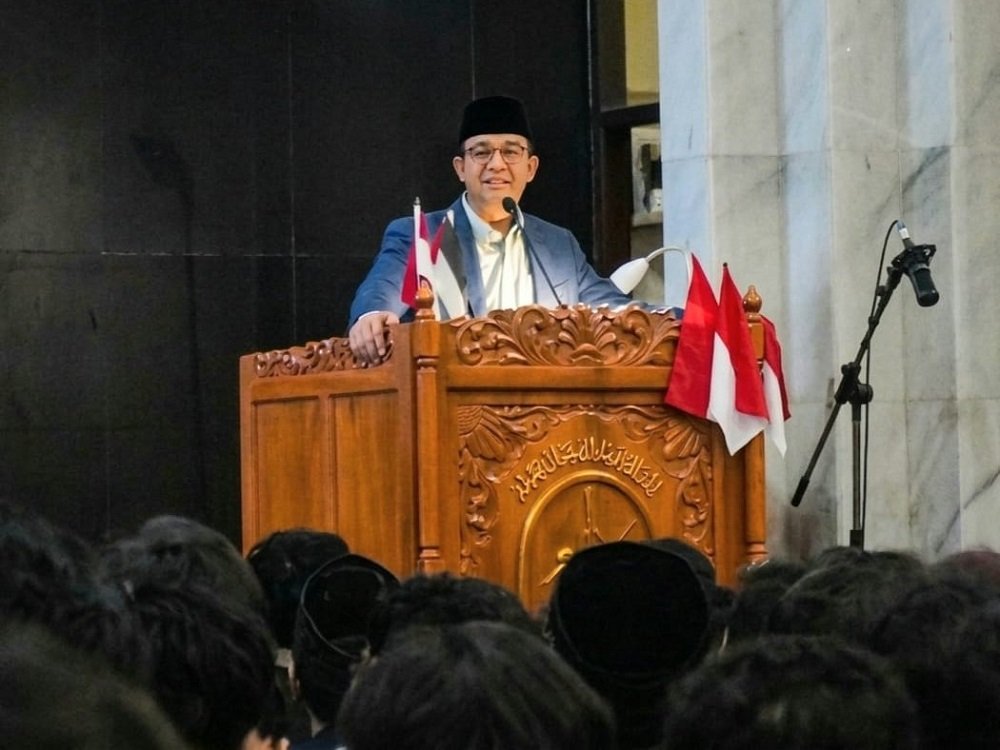 Read on The Integrity Message from Anies Baswedan at the UB’s Raden Patah Mosque