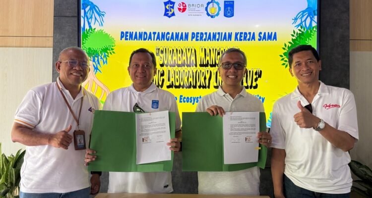 ITS and BRIDA Initiate Living Laboratory in Surabaya’s Mangrove Ecosystem