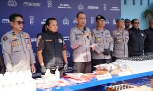 Polresta Malang kota Uncover 32 Cases, Foil Circulation of Narcotics