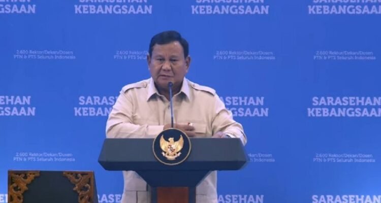 KSTI 2026: Prabowo Urges Lecturers and Professors to Become the Driving Force of Indonesia's Revival