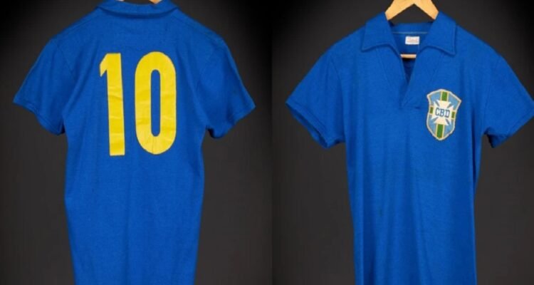1958 World Cup Final Shirt of Pelé Fetches Record $4.9 Million at Auction
