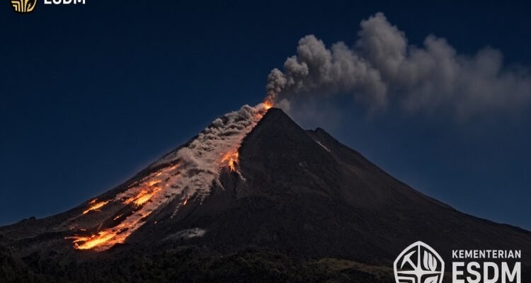 Indonesia’s highly active Mount Merapi released a pyroclastic flow or hot cloud on Friday night, prompting renewed safety warnings for communities living near its slopes