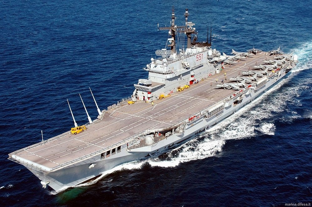 Former Italian Carrier Giuseppe Garibaldi Sets Sail for Indonesia, Set to be Renamed KRI Gajah Mada