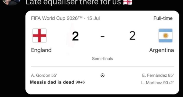 Post Mocking The Death of Jorge Messi Sparks Fierce Online Backlash