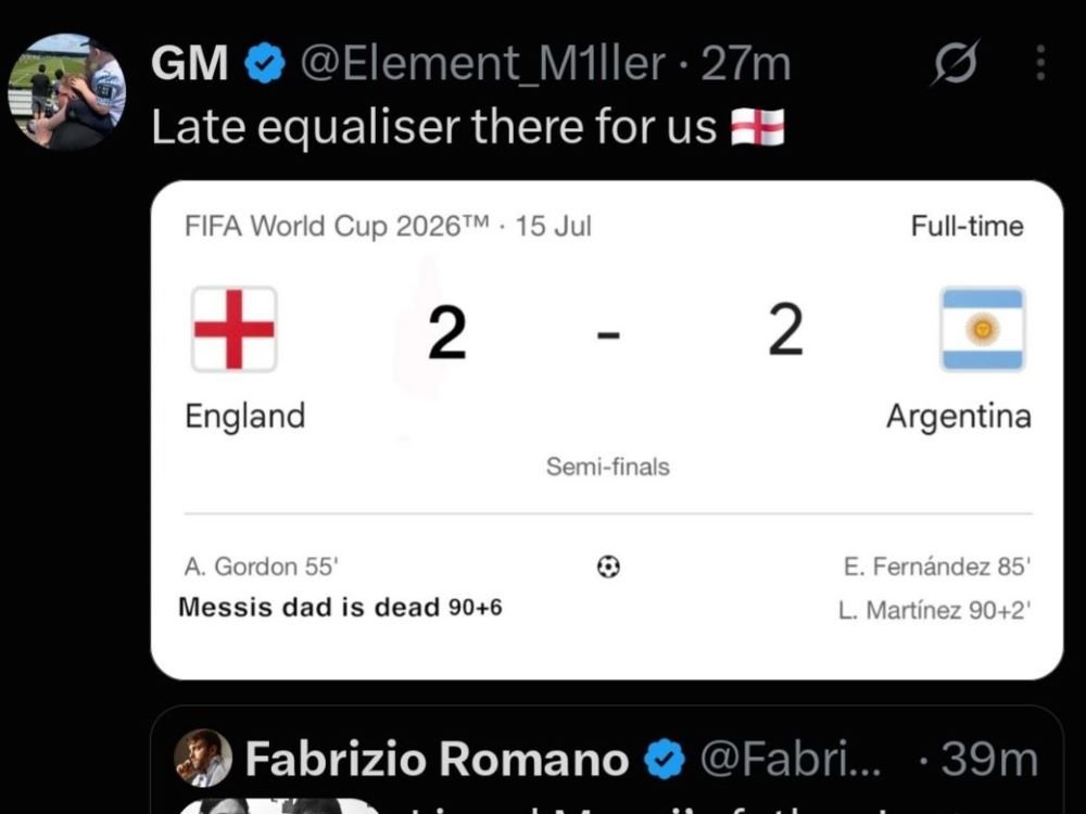 Post Mocking The Death of Jorge Messi Sparks Fierce Online Backlash