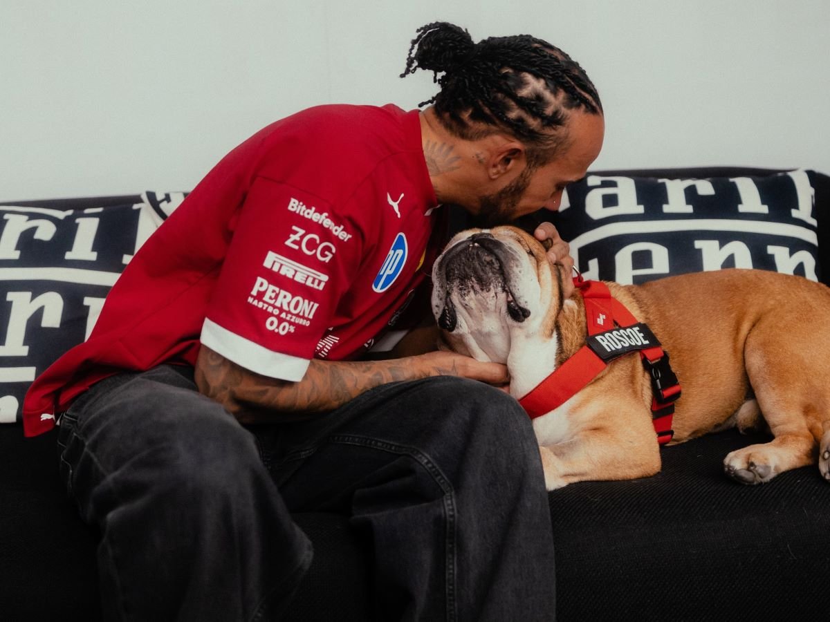 Lewis Hamilton Roscoe Lewis Hamilton Marks One-Year Anniversary of the Passing of Roscoe with Emotional Tribute
