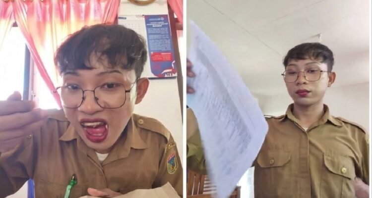Indonesian Male Teacher Wearing Bold Lipstick Sparks National Debate on Gender Norms in Education