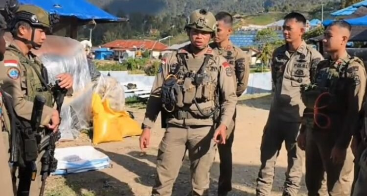 Damai Cartenz Task Force and Jayawijaya Police Respond Swiftly to Shooting Incident in Muliama