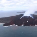 Anak Krakatau volcano in Sunda Strait, Indonesia erupted late on September 4, 2026, beginning around 23:07 WIB