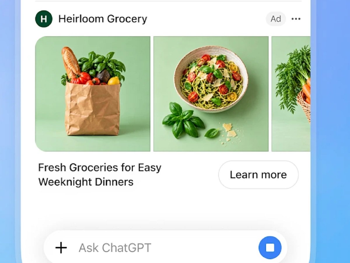 Chat GPT Advertising Format OpenAI Tests New Visual Advertising Format on ChatGPT