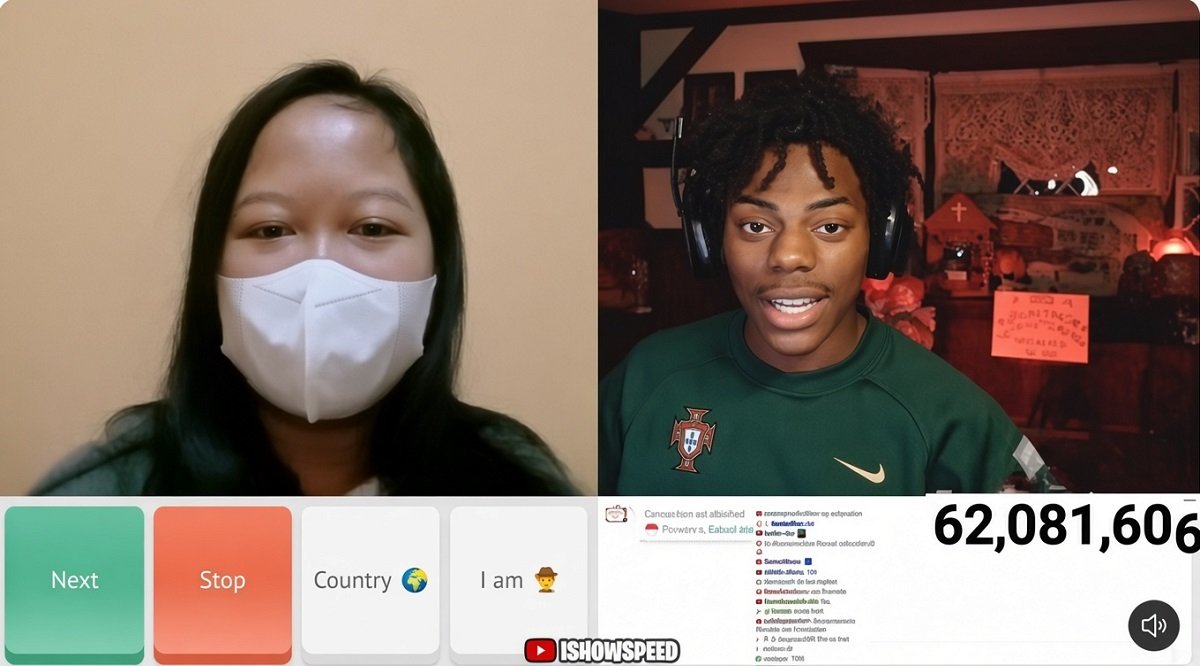 IShowSpeed Stuns Viewers with Fluent Indonesian Chat on Omegle