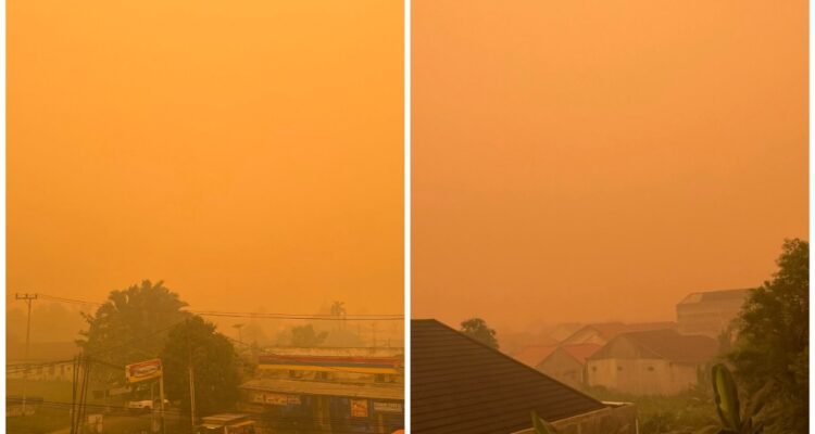 Toxic Haze Plunges Palangka Raya into Eerie Twilight as Wildfires Rattle Southeast Asia