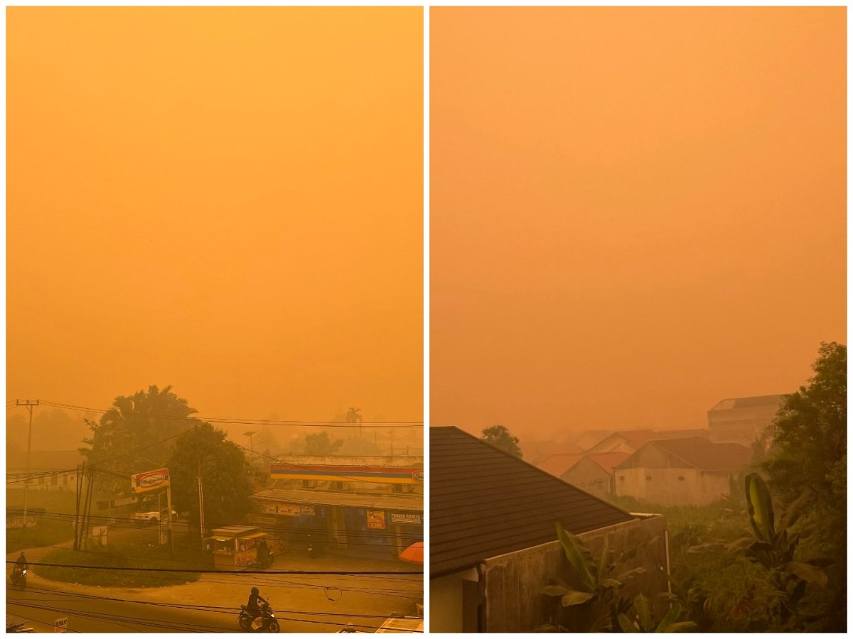 Toxic Haze Plunges Palangka Raya into Eerie Twilight as Wildfires Rattle Southeast Asia