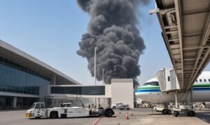 Deadly Strike on Riyadh Airport, Twelve Dead and Over 300 Injured