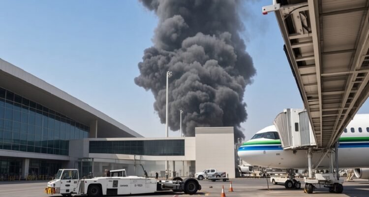 Deadly Strike on Riyadh Airport, Twelve Dead and Over 300 Injured